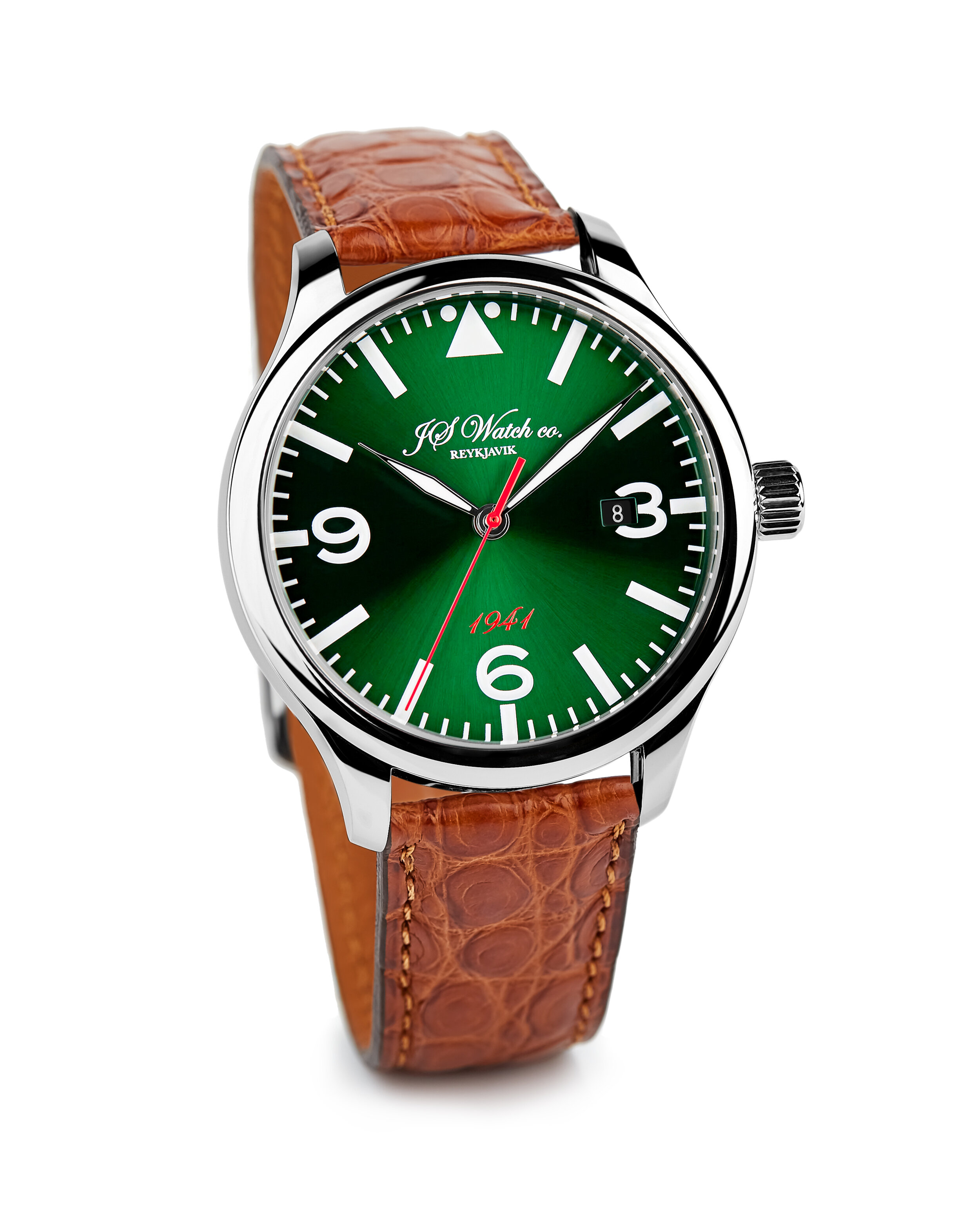 JS Watch Company Reykjavik — Frisland 1941 Green